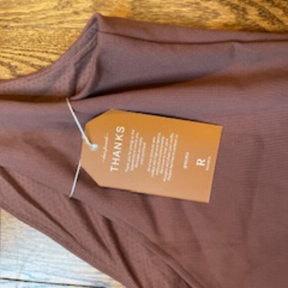 NWT Womens size L Coffee Colored Jumpsuit - Picture 6 of 6